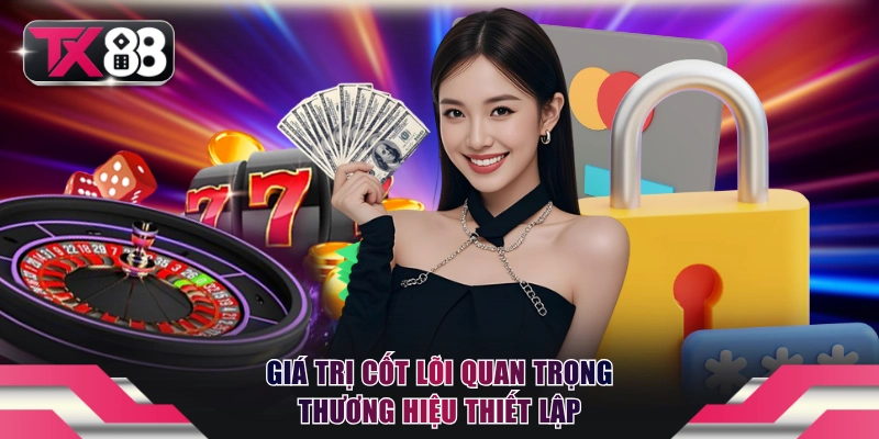Giới Thiệu TX88 - Nhà Cái Cá Cược Xanh Chín Nhất 2026 2 Giá trị cốt lõi quan trọng thương hiệu thiết lập