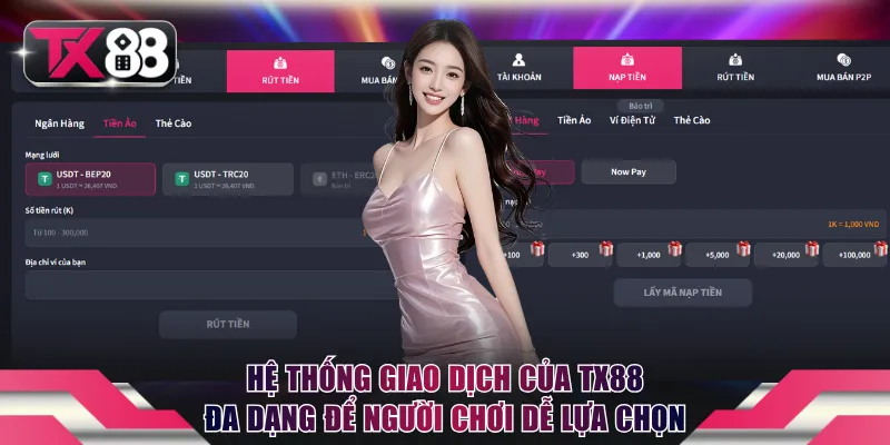 TX88 20 Hệ thống thanh toán đa dạng và xử lý nhanh chóng