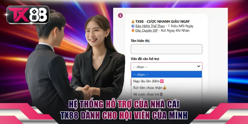 TX88 21 Đội ngũ chăm sóc khách hàng chuyên nghiệp, hoạt động 24/7