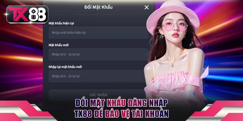 Đăng Nhập TX88 - Hướng Dẫn Truy Cập Và Cách Xử Lý Lỗi 2 Hướng dẫn đổi mật khẩu đăng nhập TX88 để bảo vệ tài khoản
