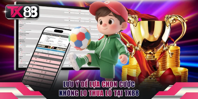 Kinh Nghiệm Cá Độ TX88 Hốt Bạc Tỷ Mỗi Ngày Cực Dễ Dàng 4 Lưu ý để lựa chọn cược không lo thua lỗ tại TX88