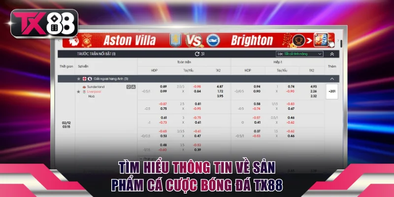 Cá Cược Bóng Đá TX88 Tham Gia Dễ Dàng, Thắng Lớn Mỗi Ngày 2 Tìm hiểu thông tin thú vị về sản phẩm cá cược bóng đá TX88